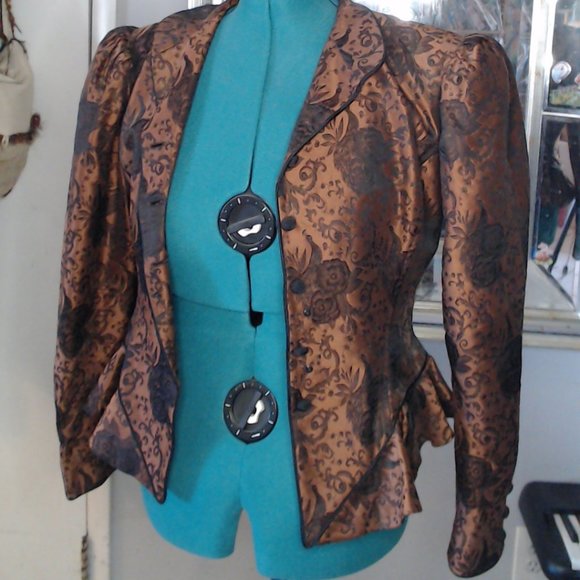 Emanuel Ungaro Parallele Vintage Floral Suit Jacket NWOT - Picture 1 of 7